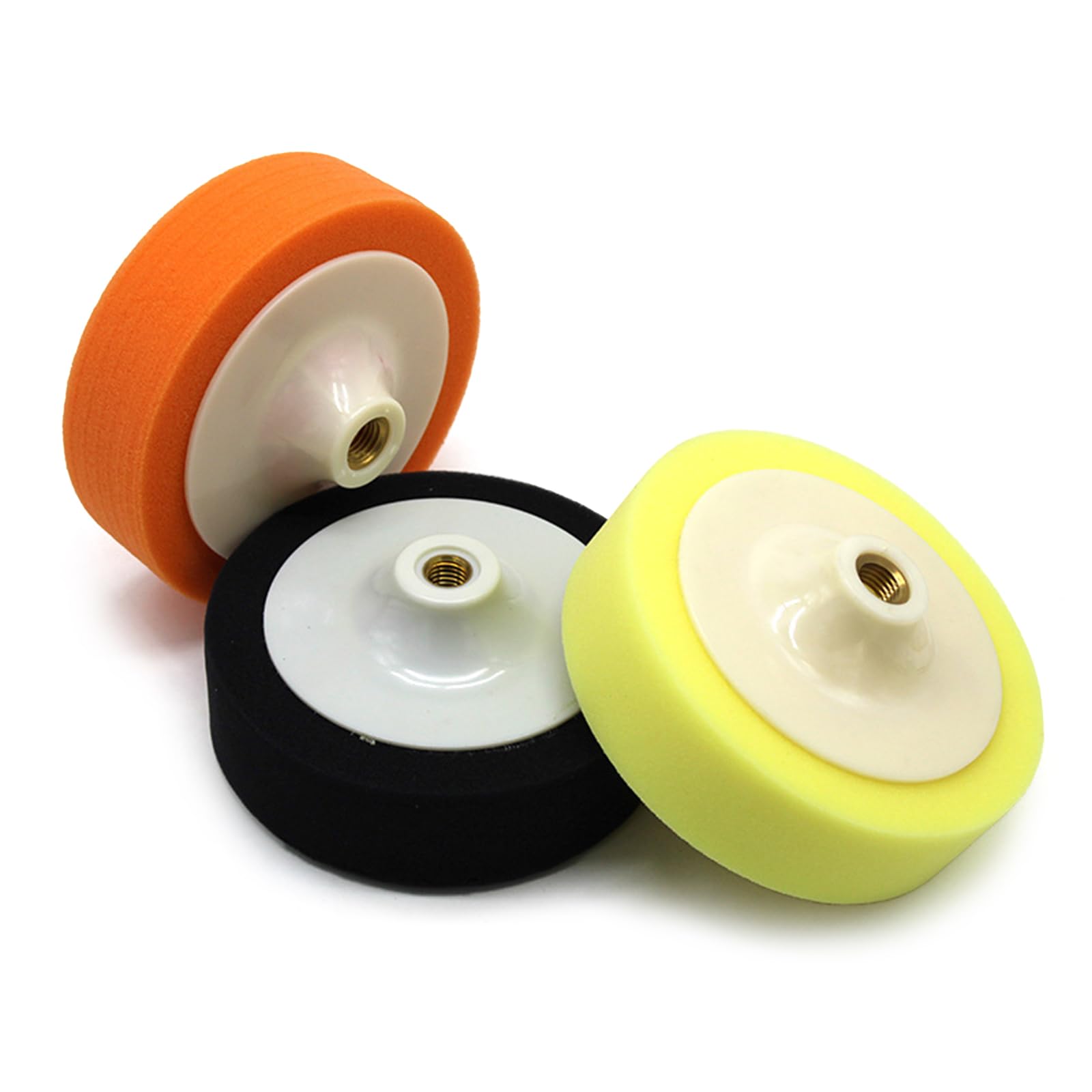 3 Pack 6Inch 150mm Buffing Sponge Head Mop Pads Sponge Polishing Pads for Car Detailing and Home Maintenance Mop Pads