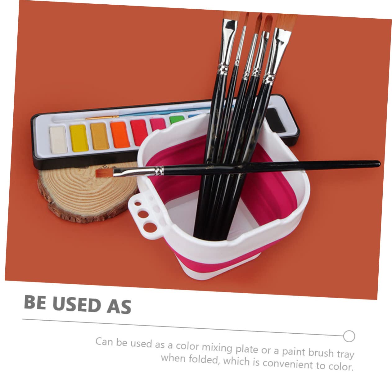 KONTONTY Silicone Pen Washing Bucket Sturdy Long-lasting for Artists Boys and Girls