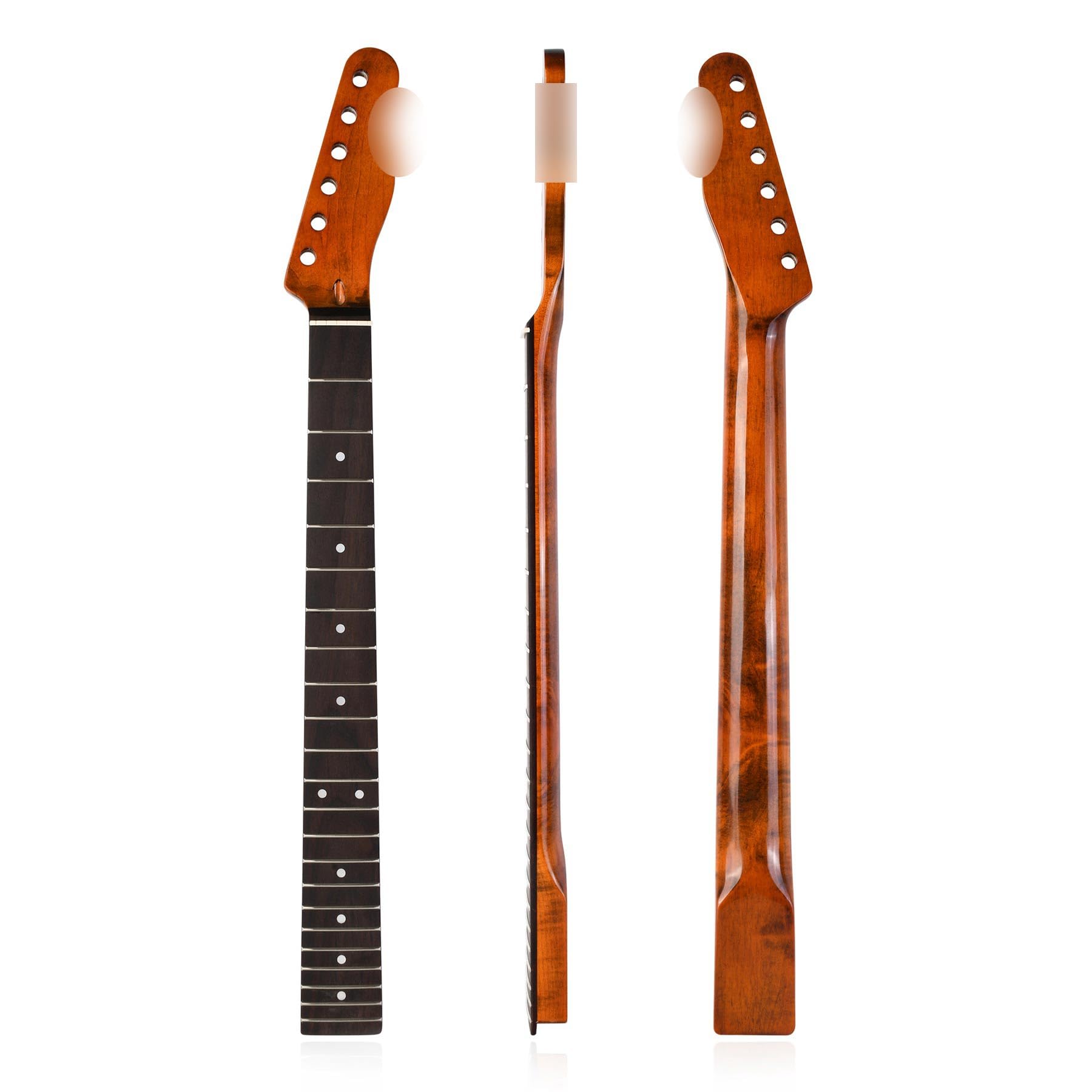 RuiJOTWAT Maple Electric Guitar Neck 22 Frets Rosewood Fingerboard For Tl Tele