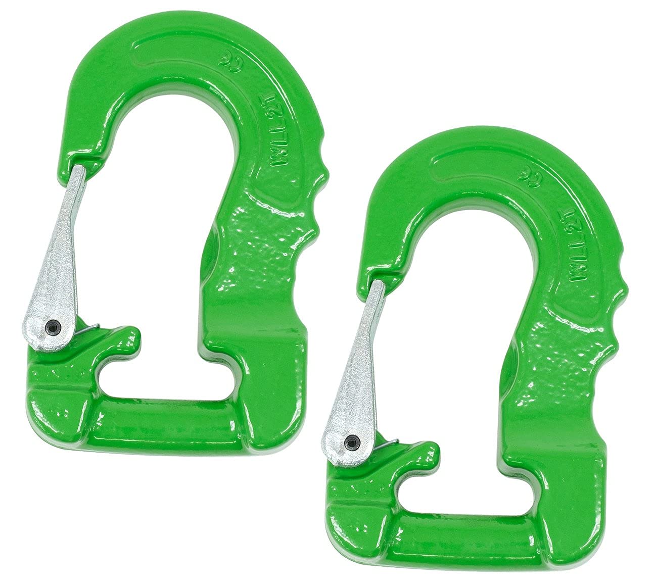 Mytee Products Lot de 2 crochets ronds Vert 2 404 kg