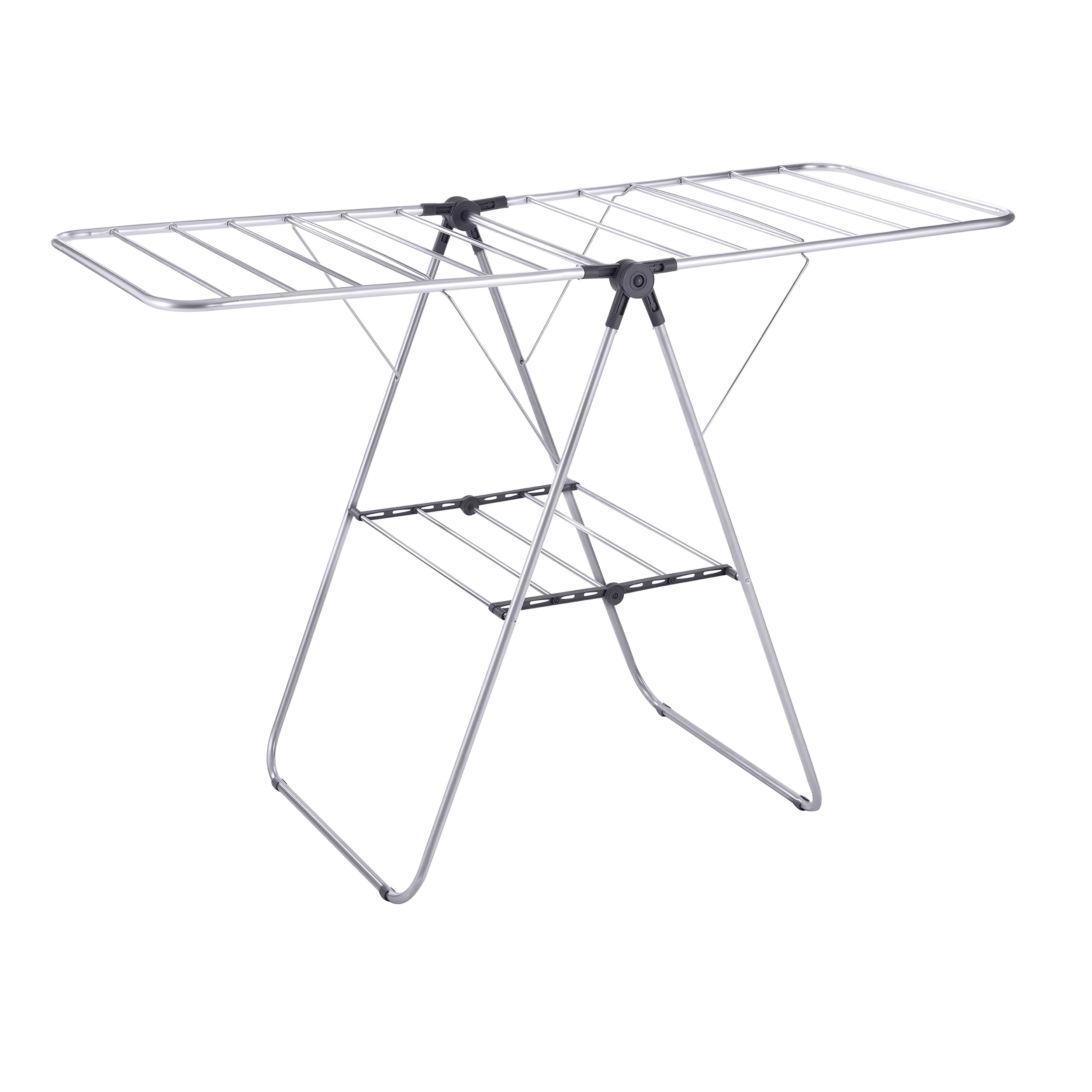 MSV - Abnehmbarer Wäschetrockner aus Aluminium und Stahl 13M, Grau, Maße 137x60x92cm, Leicht und Langlebig, Ideal für Große Familien, Schnelles und Effizientes Trocknen