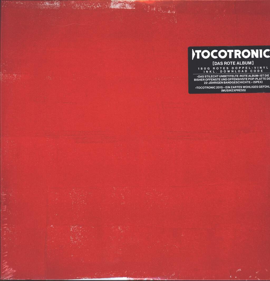 Tocotronic (Das rote Album) Inklusive MP3 Downloadcode [Vinyl LP] [VINYL]