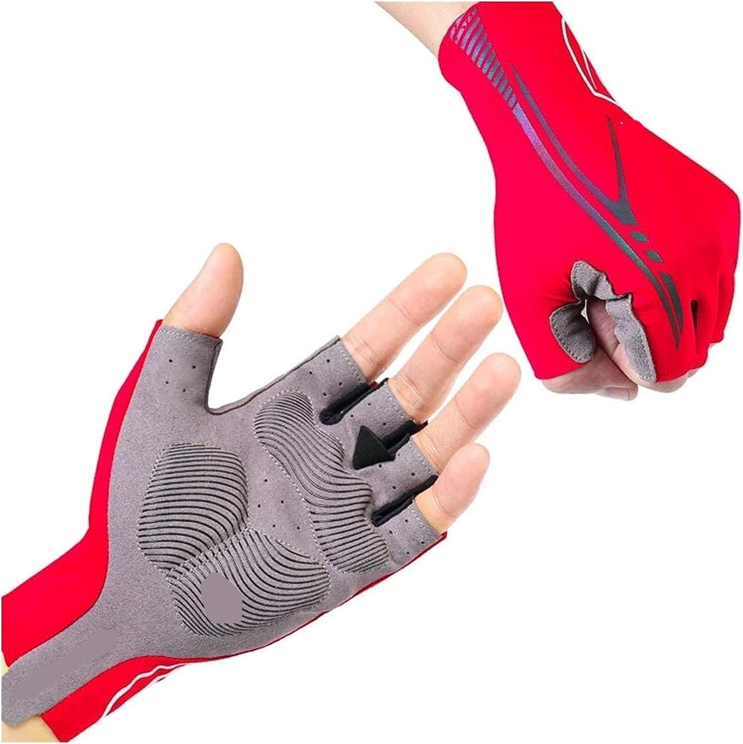 Guanti Bici Guanti da Ciclismo Guanti Da Uomo Guanti Da Bicicletta Mezze Guanti Da Bicicletta Sportivi Regolabili Per Esterni Guanti per Bicicletta Guanti da Moto