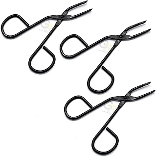 G.S 3 Pcs Pro Scissor-like Tweezer * Slant Tip*