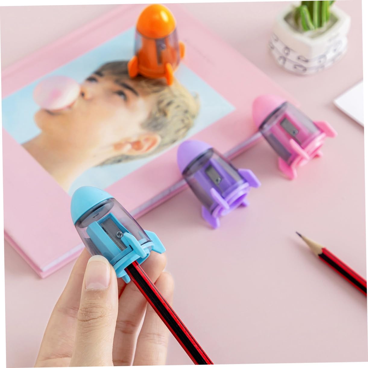 DOITOOL 3 Set Temperamatite Adorabili Affilatori Portatili Per Pratici Per Scuola E Casa Design E 12 Pezzi * 3