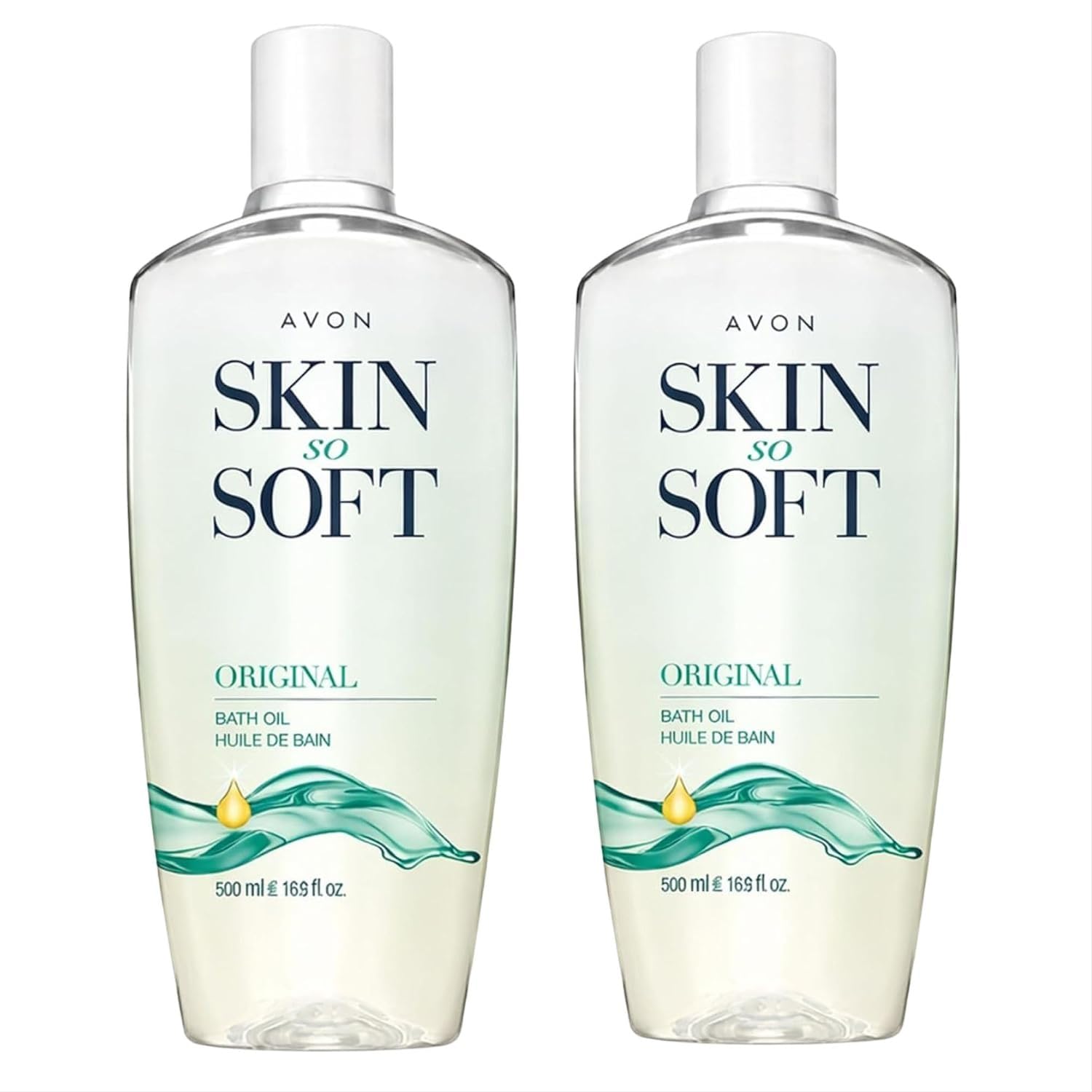Avon Skin So Soft Original Bath Oil - Jojoba Body Oil for Dry Skin