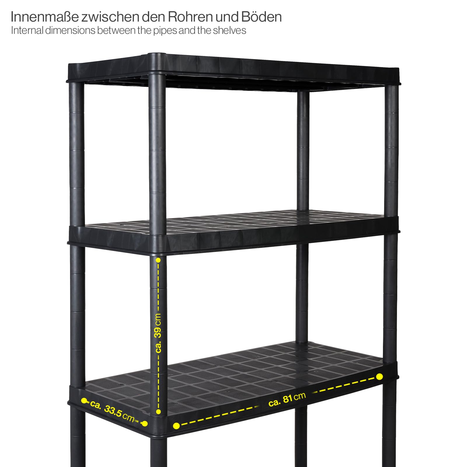 Kreher XL Schwerlastregal zum Schnäppchenpreis! 92,5 x 45,8 x 141 cm mit 4 Böden und 280 kg Gesamtbelastung! TÜV Rheinland