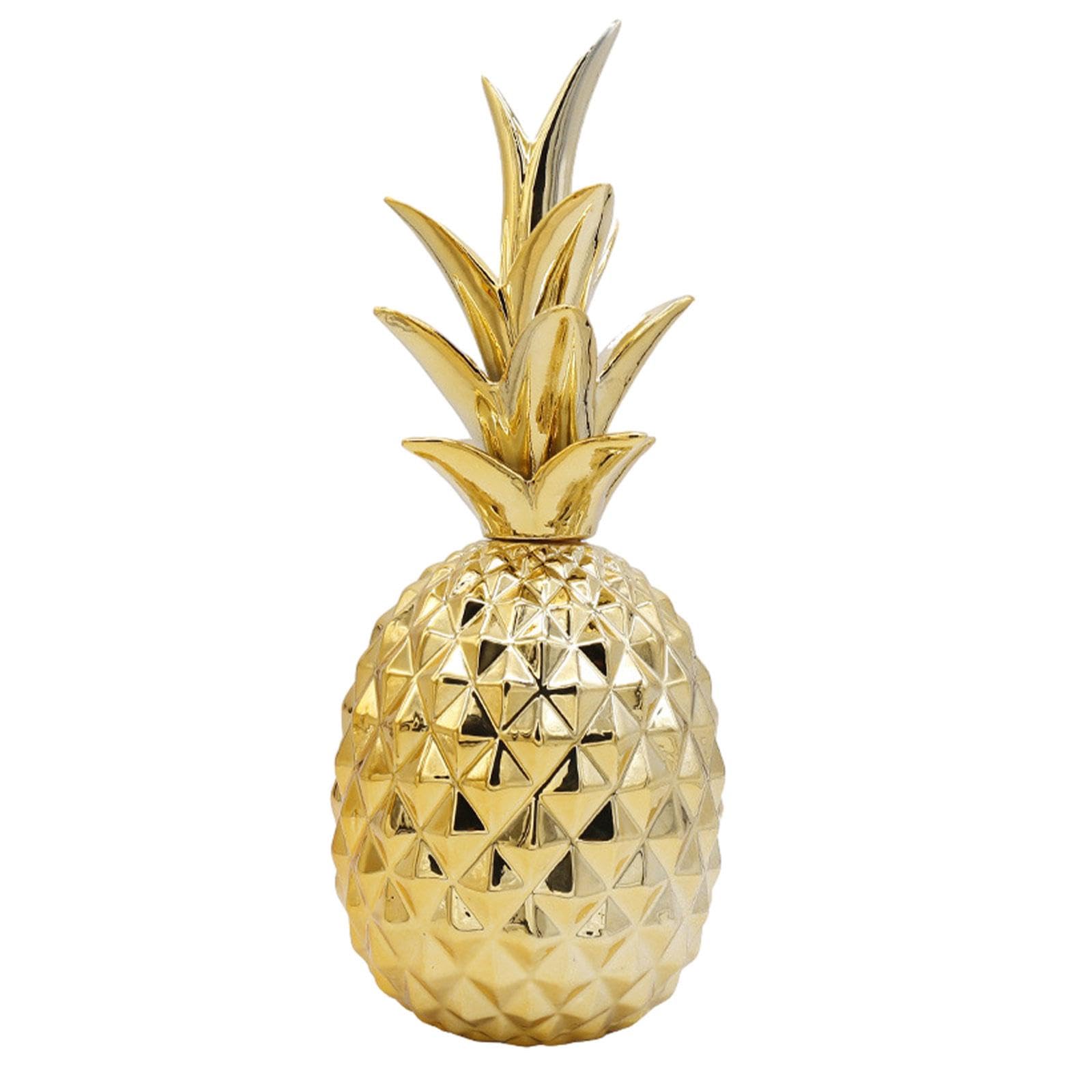 Sculpture moderne ananas pour décoration de table et salon chic