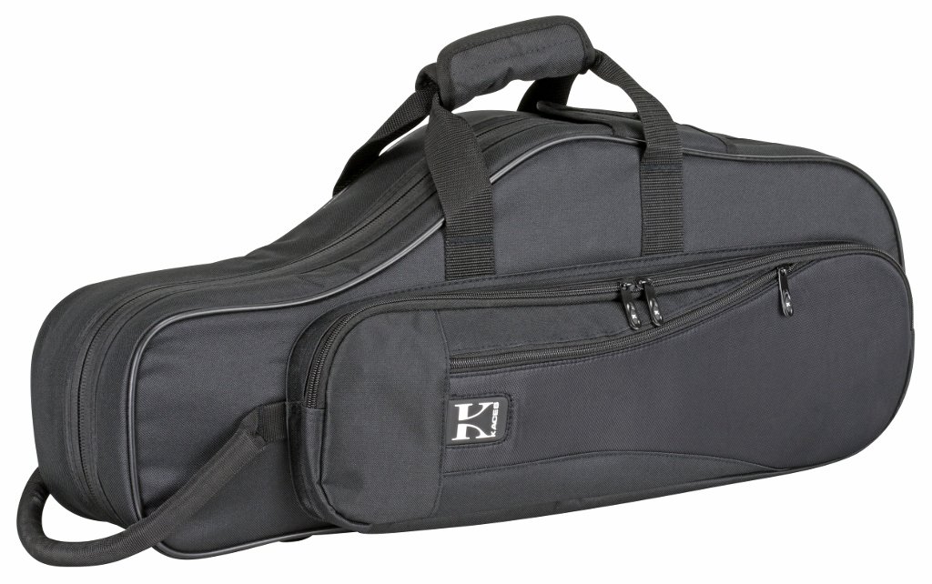 Kaces KBO-ASBK Lightweight Hardshell Alto Sax Case, Black