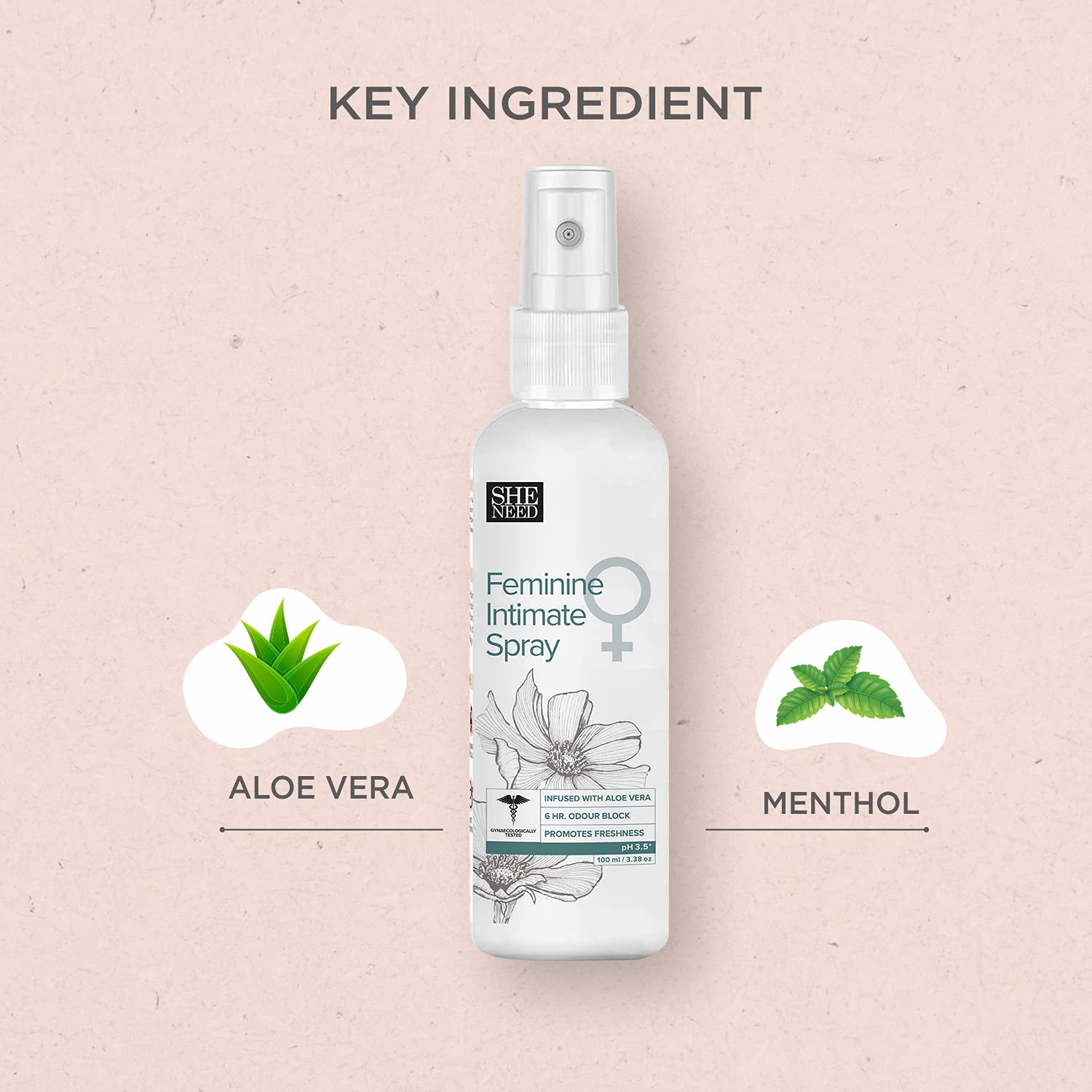 Buy SheNeed Feminine Intimate Spray for Women For Bikini Area