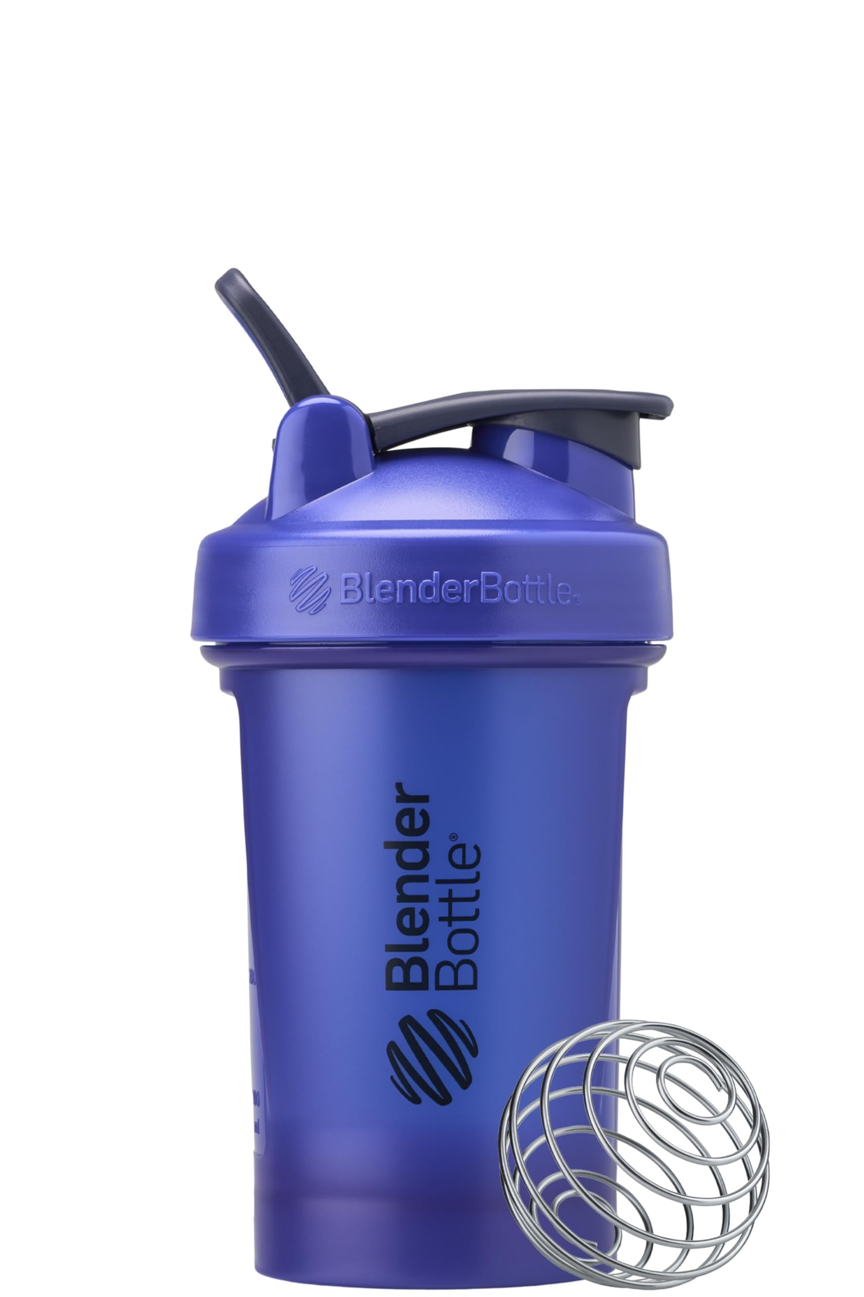 BlenderBottle Classic V2 Shaker Bottle with BlenderBall Whisk, 20-Ounce Capacity, Reflex Blue - main product image
