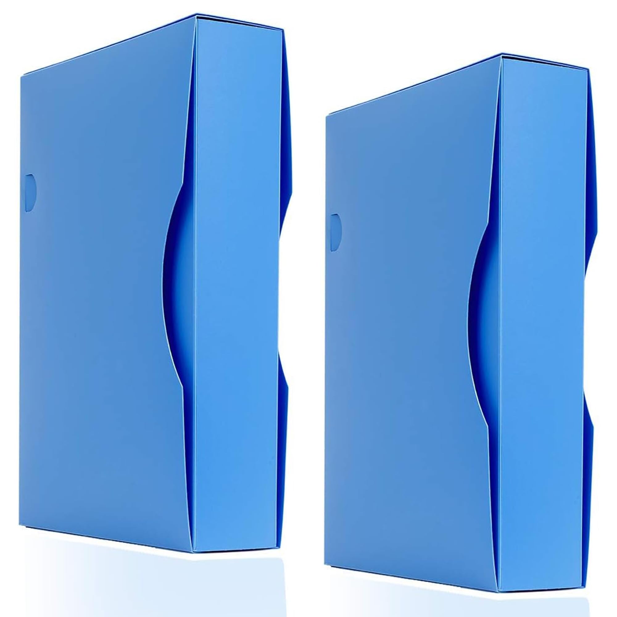Arpan Blue A4 Display Book 150 Pockets – Flip File Storage Folder with Plastic Sleeves | Plastic Wallet Folder A4 Display Book for Documents, Reports, Artwork, Projects, 2 Pack