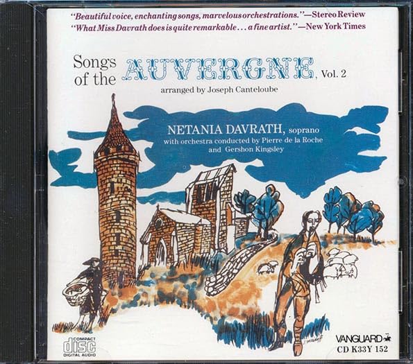 JOSEPH CANTELOUBE : SONGS OF THE AUVERGNE VOLUME 2 - NEW SEALED HIGH QUALITY JAPAN