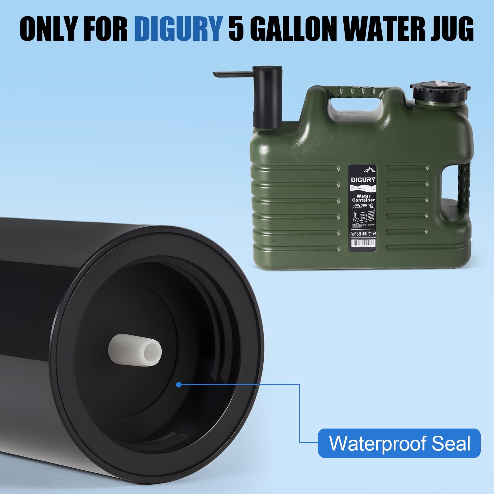 Distributore automatico di acqua solo per brocca d'acqua Digury da 5 galloni