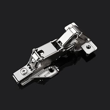 2 Piece Clip On Soft Close Hinges 105 Degree Self Close For Frameless Cabinet With Mounting Plates Full Overlay Premium Included Screws 1 Pair 00mm