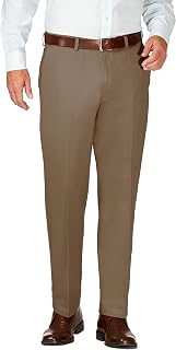 Men's Work to Weekend Hidden Expandable Waist No Iron Flat Front Pant