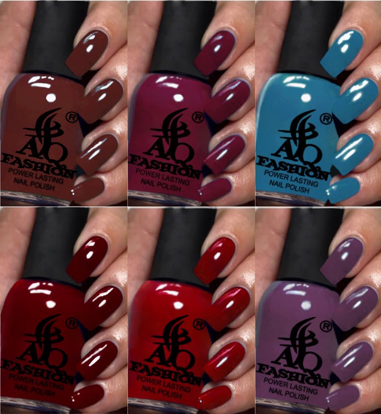 65 Quick Drying Long Lasting High Shine Nail Polish For Women and Girl Combo Set-image-37