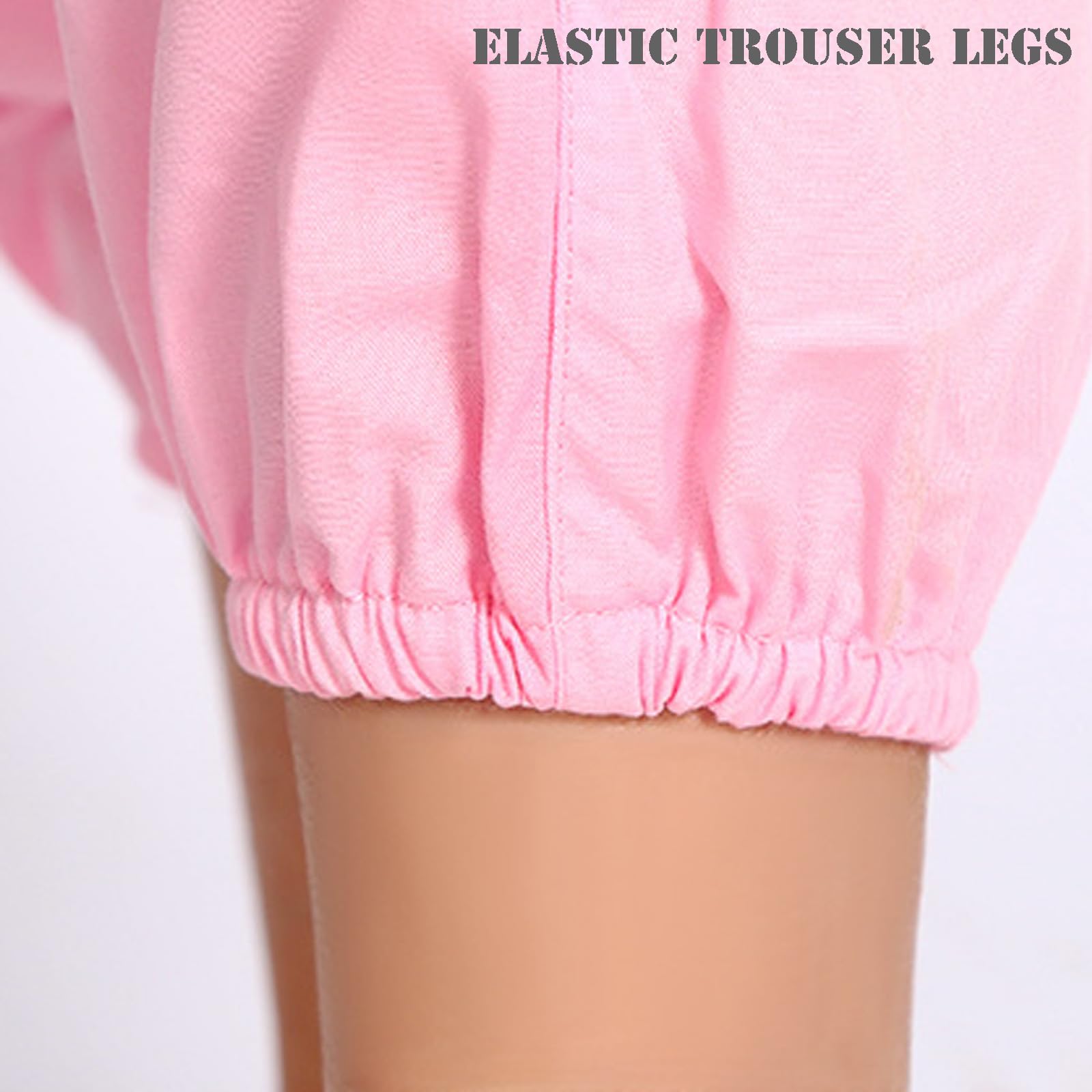 Combinaison À Manches Longues Fermeture À Glissière Combinaison De Travail, Vêtements De Travail Avec Poignet Élastique Et Poignets De Cheville, Chemise Et Pantalons