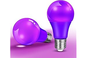 Halloween E26 LED 9W Purple Light Bulbs