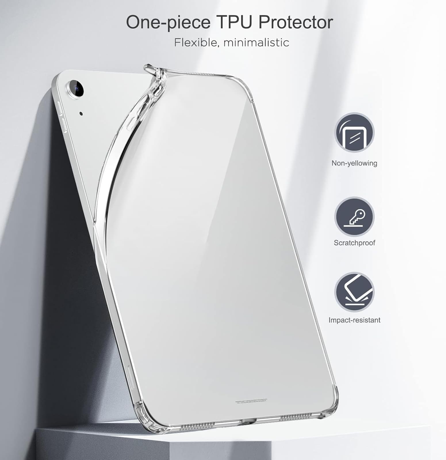 Custodia TPU Trasparente Per Kindle 7ª Gen 2014 | Morbida, Leggera E Antiurto Con Protezione Militare - 2