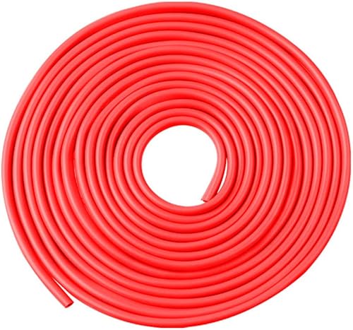 Etopar - Protector de borde de puerta de automóvil, color rojo, 16 pies, 16.4 ft, forma de U, moldura de borde de goma antiarañazos, protector de