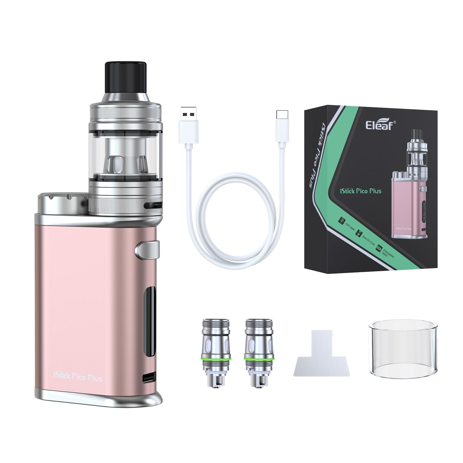 iStick Pico Plus mit Melo 4S - E-Zigaretten Set - maximal 75 Watt - 4 ml  Tankvolumen - von Eleaf