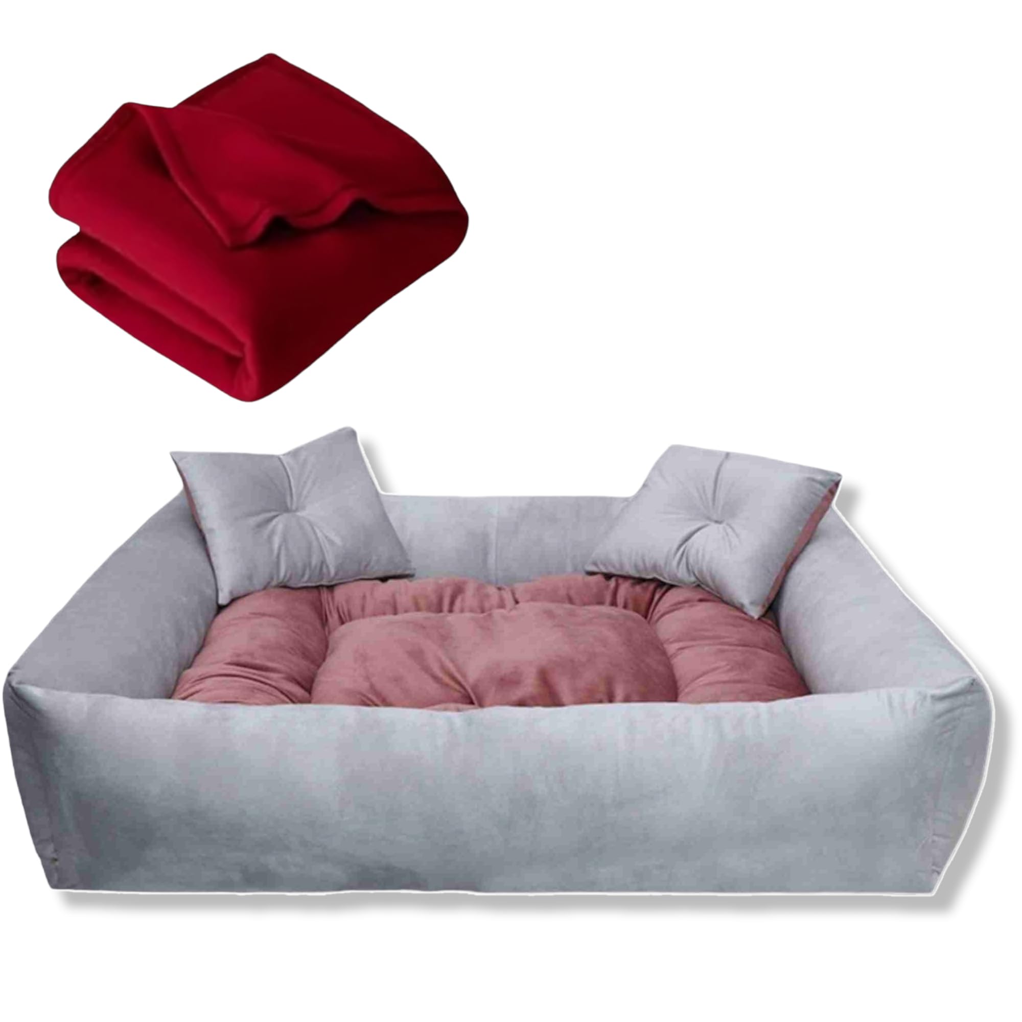 ROYALS RORE Polyester Dog Bed Soft Machine Washable Reversible Dog Bed With Blanket For Small|Medium|Large|Extra Large|Xl|L|Xxl|Xxxl|Cats|Puppy|Pet|Dog Beds (Silver) (4Xl) (B0DBF4H9RF) Amazon Price History, Amazon Price Tracker