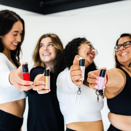 Miniatura 6 de Safely Pepper Spray for Women  Keychain Self-Defense Spray, Max Strength Formula with Marking Dye, Safety Lock, Portable & Long Lasting with Glow