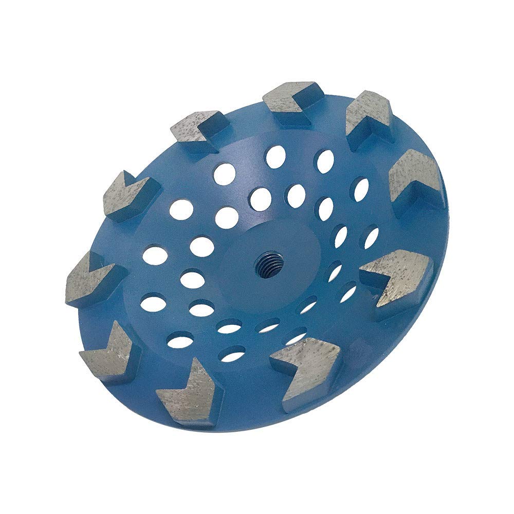 7 Inch Arrow Cup Wheel Arrow Shaped 5/8''-11 Arbor Segements Grinding Grinder Coating Removal