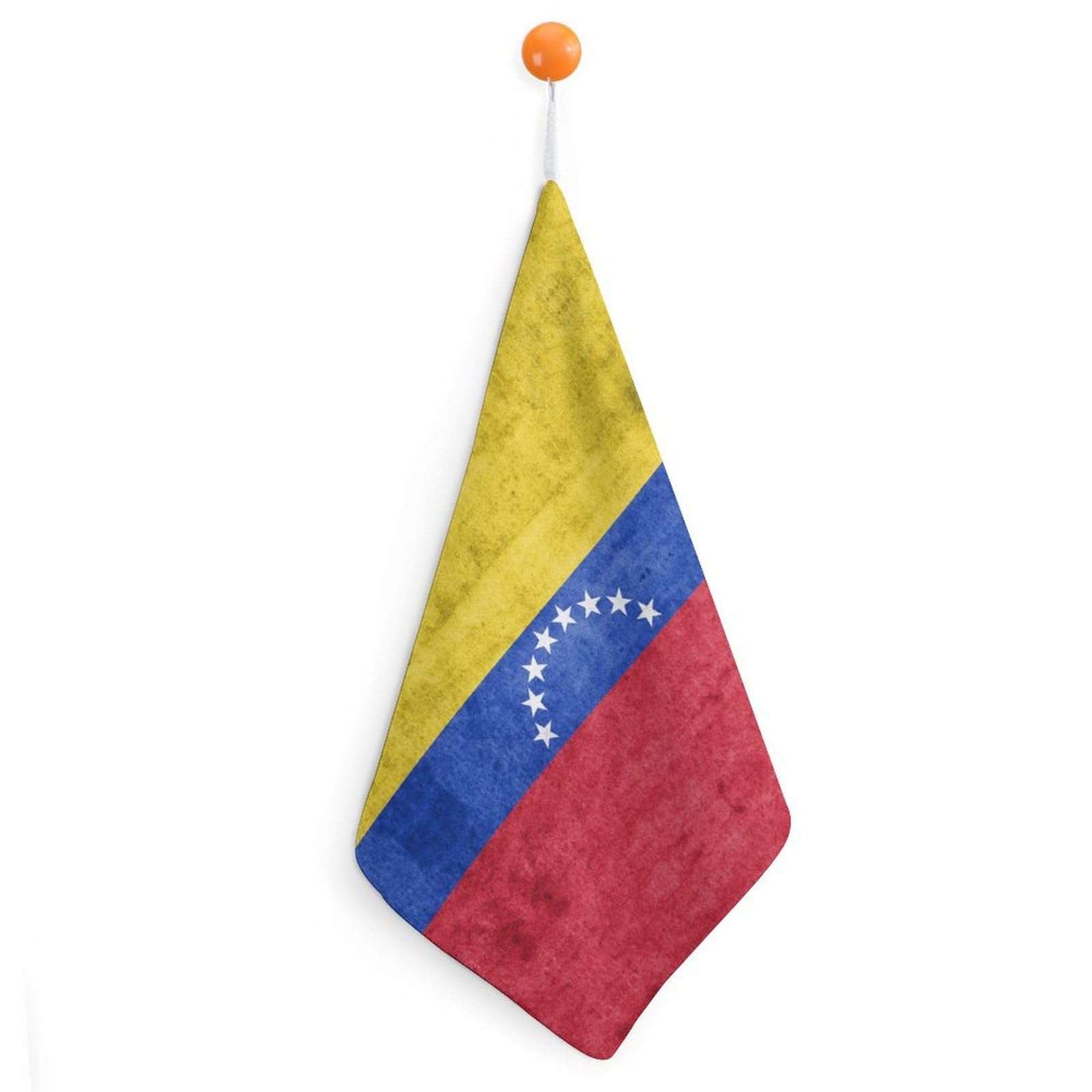 CGSBNGHA Flag of Venezuela Hand Towel Hanging Face Towels Cleaning Cloths Handkerchief for Bathroom Kitchen