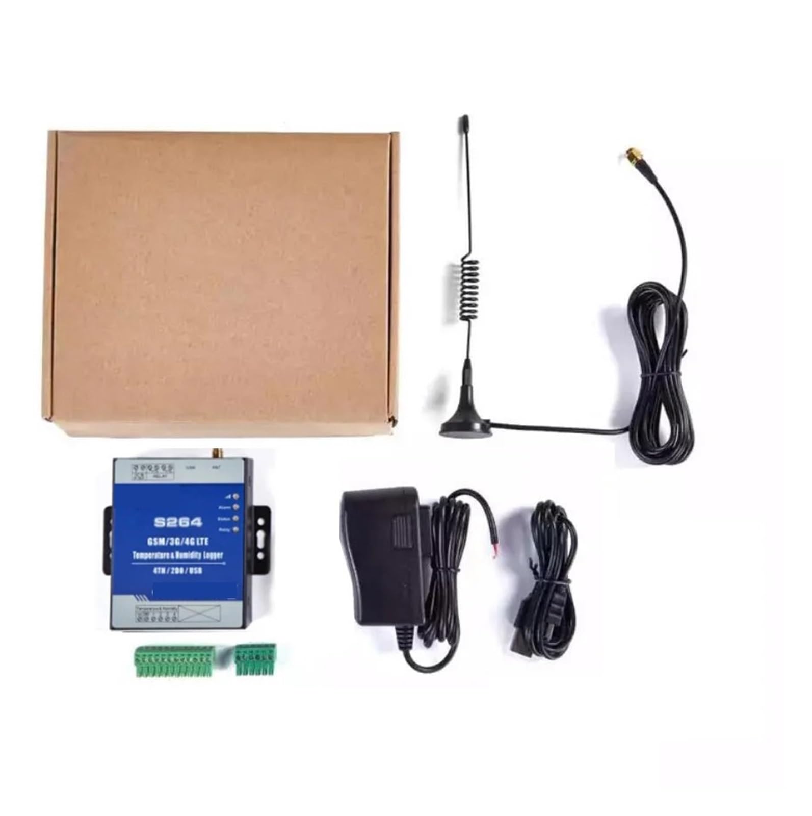 Drahtloser Temperatur-Feuchtigkeits-Datenlogger 3G 4G LTE-Überwachungssystem Ferndatenerfassung RTU mit Temperatursensor Elektrisches Torantriebsset für Zuhause (Color : 2G Device only)