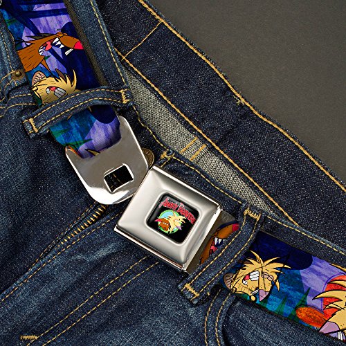 Nickelodeon Seatbelt Buckle Belt, Daggett Norbert Poses Blue Mountains2