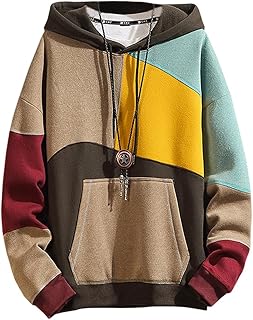 Covisoty Men‘s Hoodie Techwear Hip Hop Urban Streetwear Hoodies Print Patchwork Long Sleeve Pullover Japanese Sweatshirt Autumn Winte