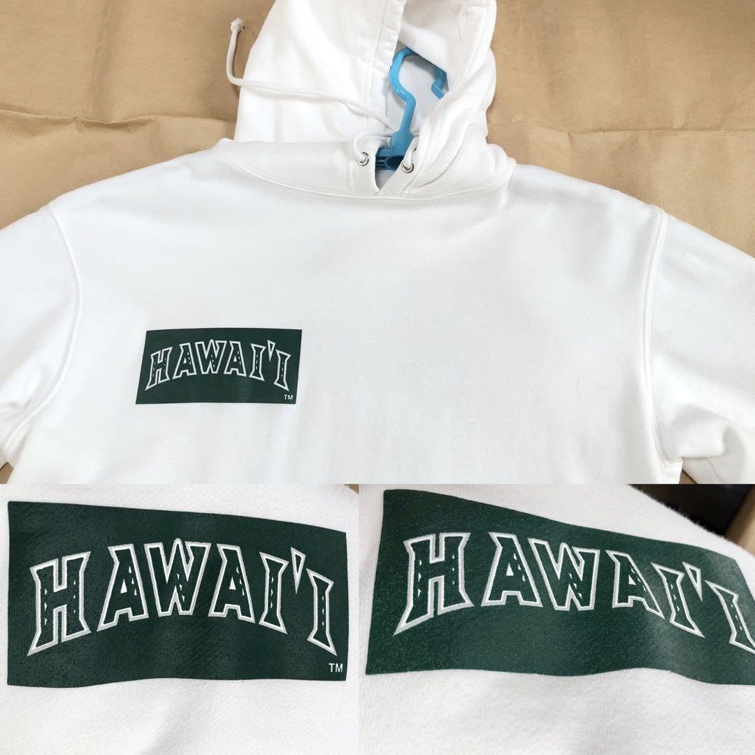 Amazon.co.jp: ハワイ大学 パーカー S-Mサイズ スウェット Hawaii 白 