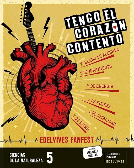 Portada de Ciencias de la Naturaleza 5º Educacion Primaria Proyecto Fanfest Genér