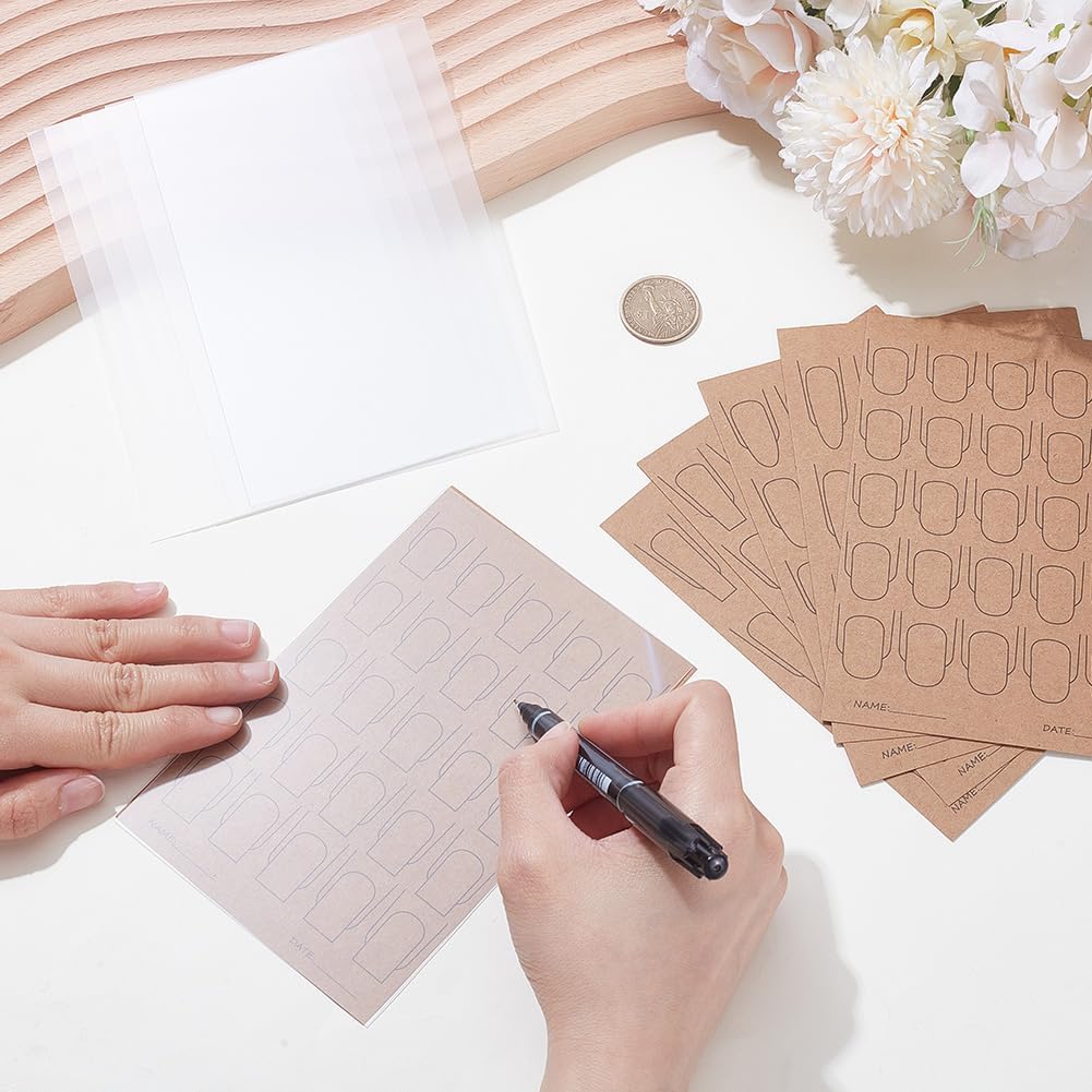 Nail Art Practice Cards Set 12Pcs Nail Art Training Sheets with Reusable Clear PVC Boards Manicure Design Drawing Practice Cards Kit for Beginners Home Travel DIY Manicure Swatches Display