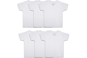 5T Toddler Boys' Premium 100% Cotton Short-Sleeve T-Shirt Multipack
