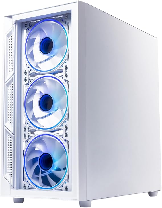 GTR Gaming PC | Intel i5-12400F | RTX 5060 8GB | 16GB DDR4 RAM | 1TB NVMe SSD | 600W 80+ Bronze PSU | Windows 11 | ARGB White Case | WiFi & Bluetooth
