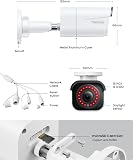Reolink 4K PoE CCTV Security Camera with Smart Human/Vehicle Detection, IR Night Vision, IP66 Weatherproof Supports Audio Recording, microSD Card Slot, Time Lapse, RLC-810A - 9
