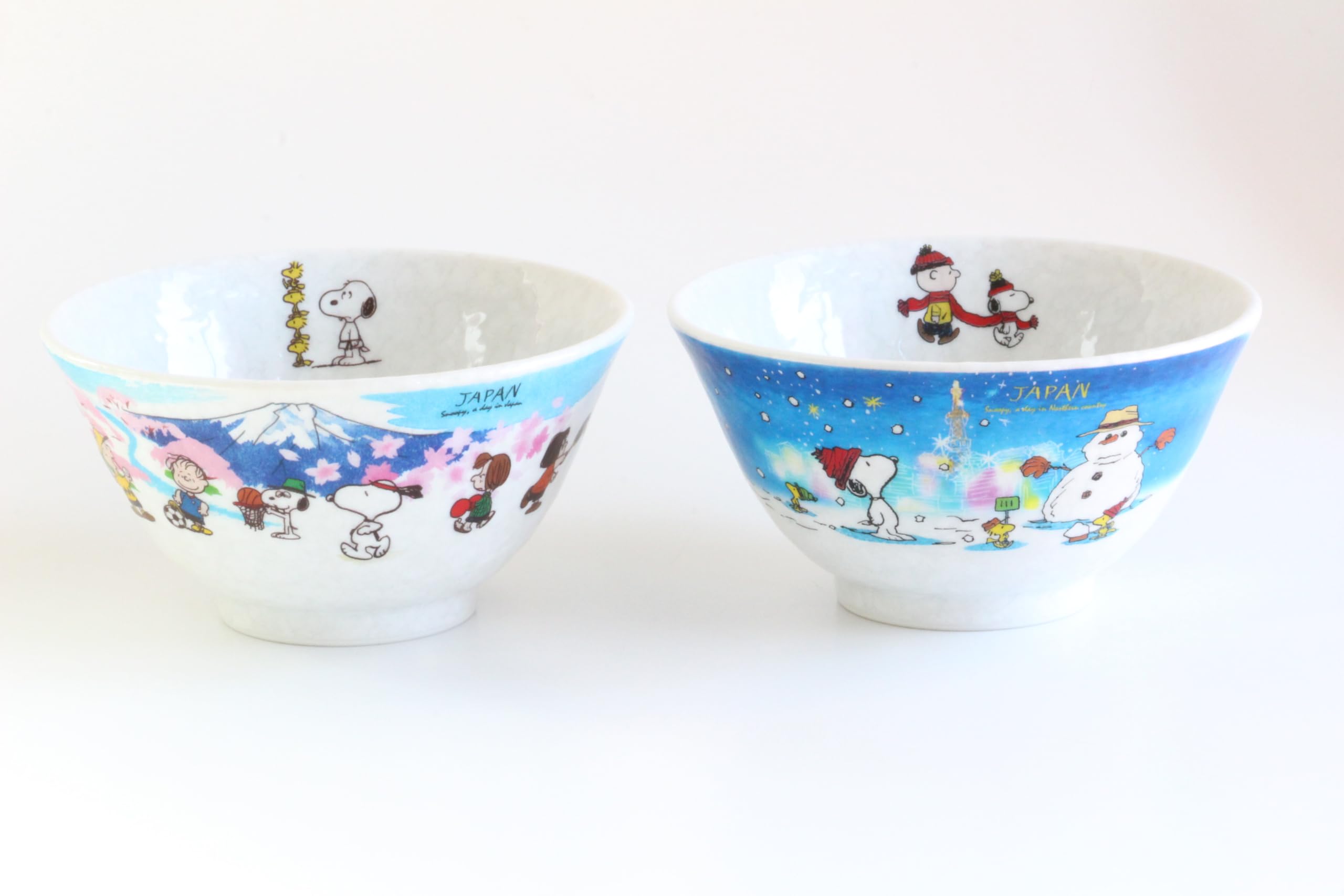 Snoopy Japan Rice Bowl, Set of 2