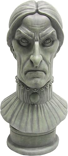 Spirit Halloween Estatua de busto de la biblioteca de la mansión embrujada de Disney, con licencia oficial, decoración de la mansión encantada