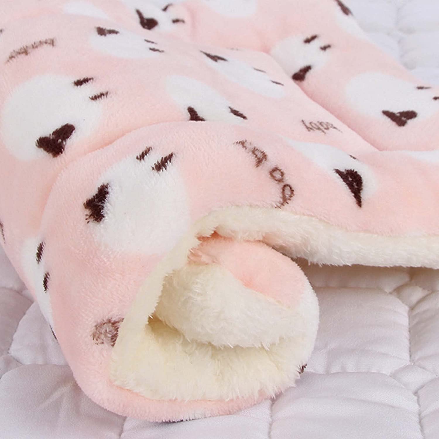SENGHUI Cozy Calming Cat Blanket,Self Heating Pet Pad,Anti Anxiety Dog Bed,Indoor Fleece Dog Blankets Washable Fluffy Cushion Mats (H,24x16.1in) โ image 1