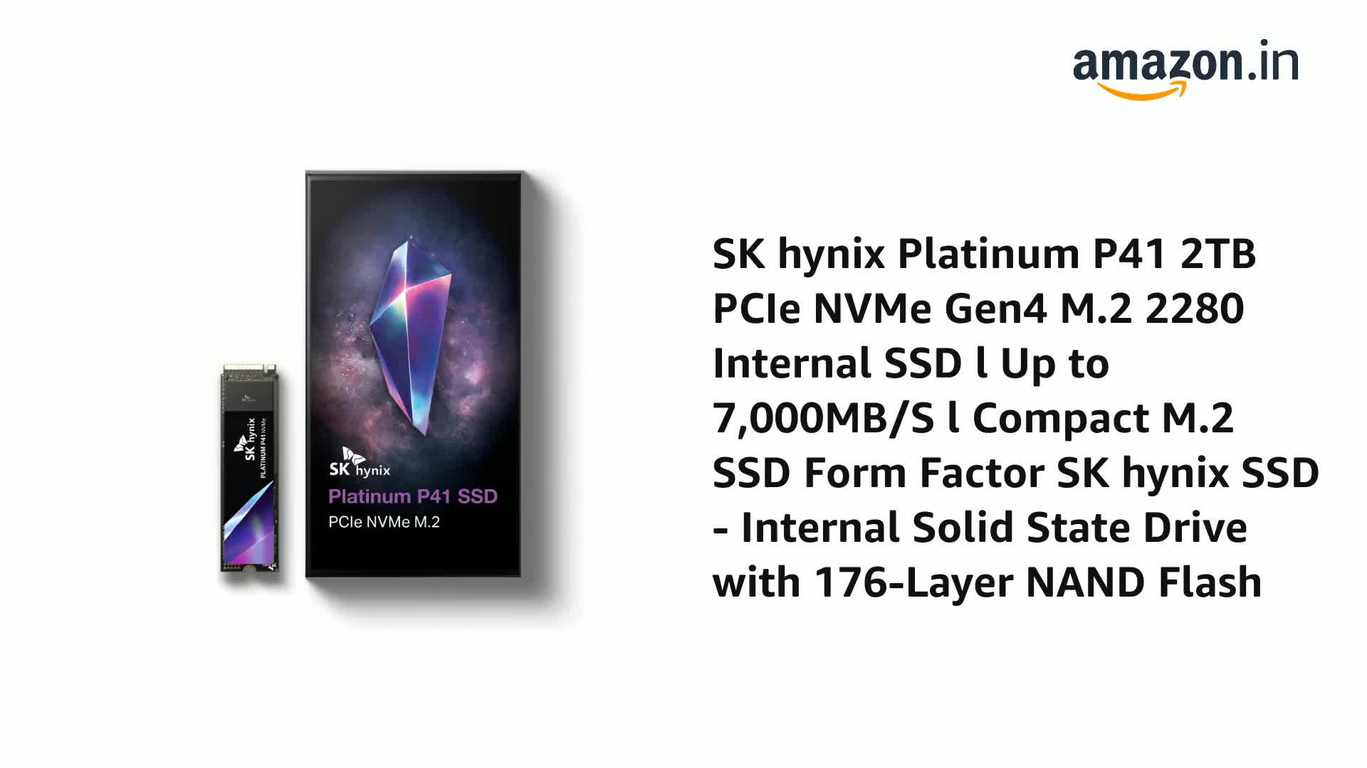 Amazon.in: Buy SK hynix Platinum P41 2TB PCIe NVMe Gen4 M.2 2280 