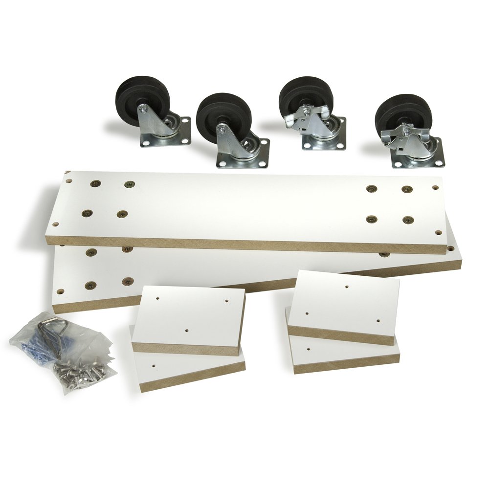 Econoco WDCAS2P36 Optional Caster Kit for 4 Way Slatwall Merchandiser Only