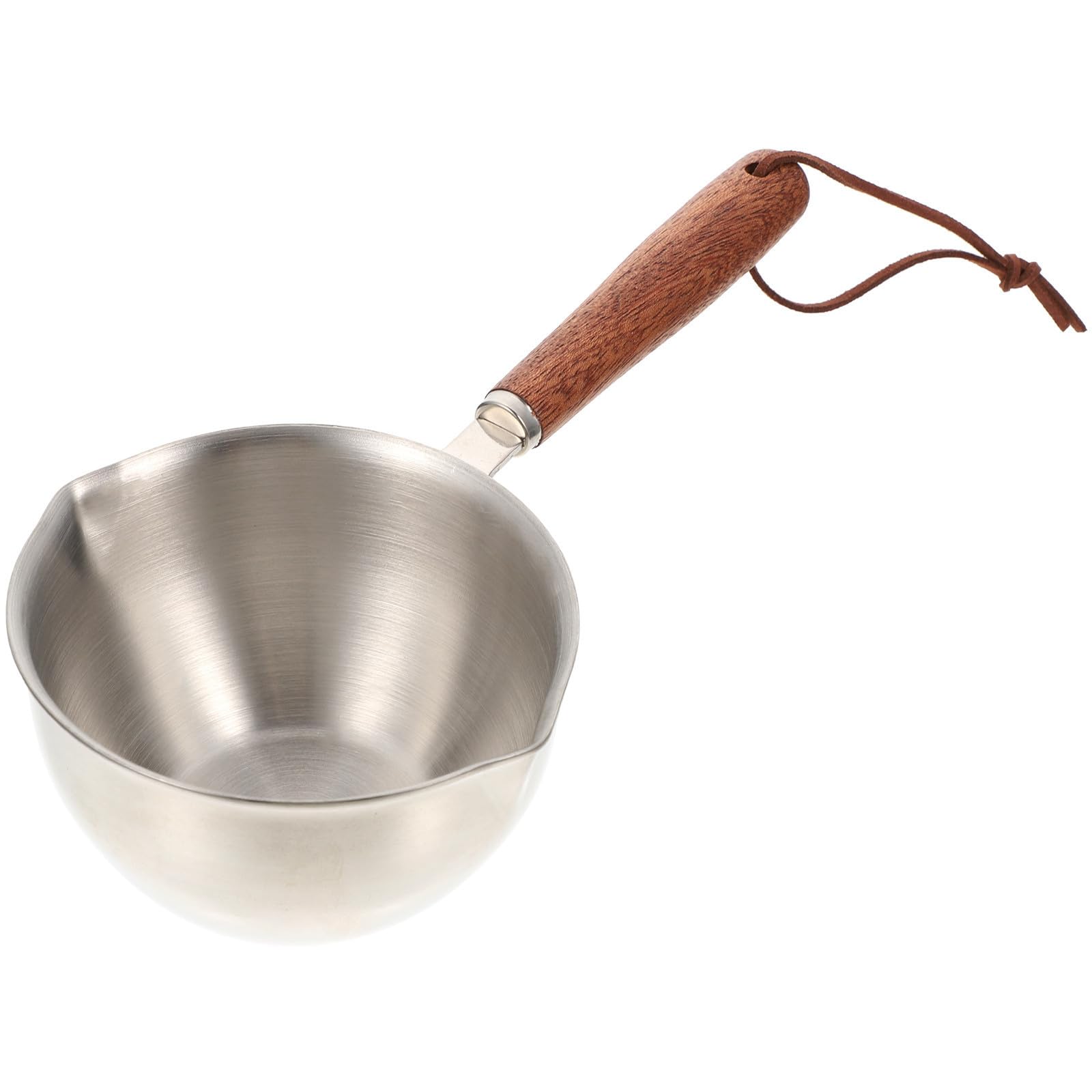 Cacerola para salsa en acero inoxidable 304 premium de 220ml con diseño de limpieza rápida