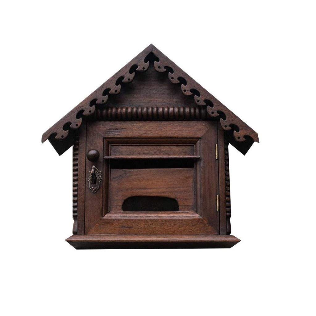 Buzón residencial de lujo para chalets exteriores de alta gama 28x16x33cm