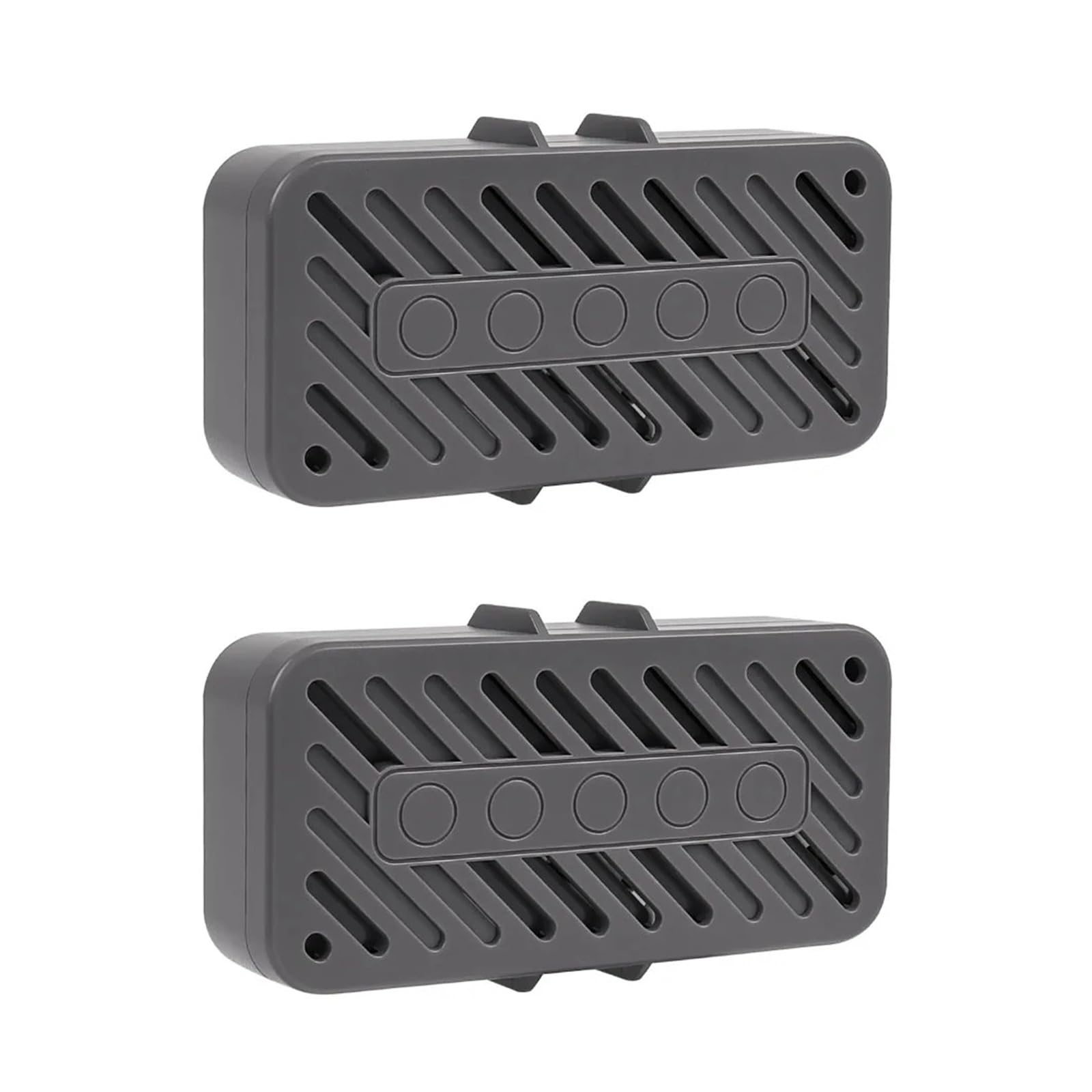 COHJWRDDG Compatible For Dreame，Robot Vacuum Cleaner Parts Sewage Tank Deodorization Particles Silver Module(2PCs black)