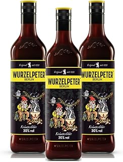 WURZELPETER Original Berliner Kräuterlikör (3 x 0.7 l)