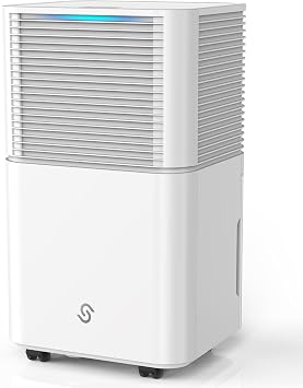 HUMILABS 1500 Sq. Ft Dehumidifiers for Home and Basements,22 Pints Dehumidifiers for Large Room with Auto or Manual Drainage,0.528 Gallon Water Tank,24 Hours Timer,Dry Clothes Mode