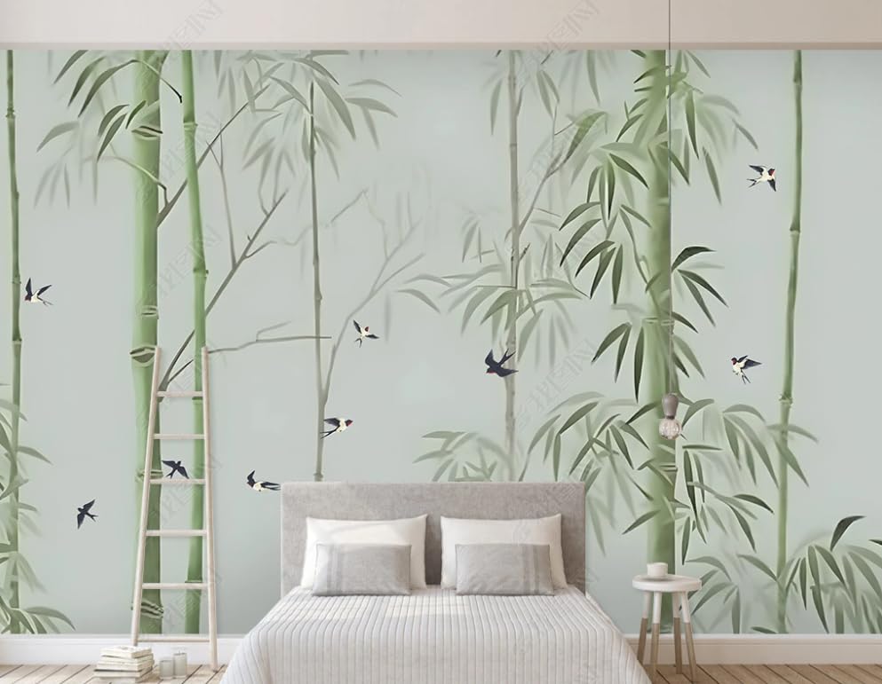 Papier peint intissé bambou pour créer un salon zen et nature